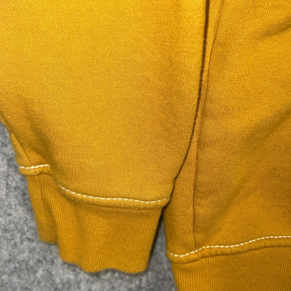 True Religion Men's Big T Zip Up Hoodie Yellow World Tour Buddha 2XL 49005-00